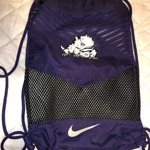 TCU Nike Drawstring Backpack
